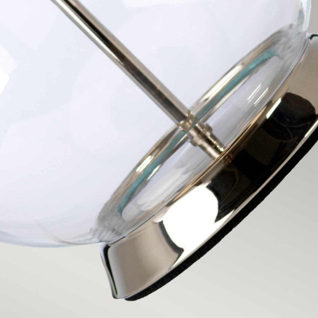 Настольная лампа Elstead Lighting ORB-CLEAR-PN-BLK Настольная лампа Elstead Lighting ORB-CLEAR-PN-BLK