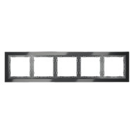 Рамка на 5 постов Voltum S70 VLS110507 (графит, стекло)