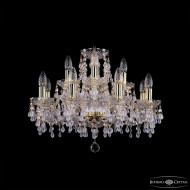 Подвесная люстра Bohemia Ivele Crystal 1410/8+4/195 G V0300