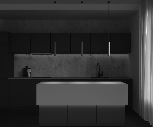 Подвесной светильник Maytoni Focus Led P072PL-L12W4K-BS