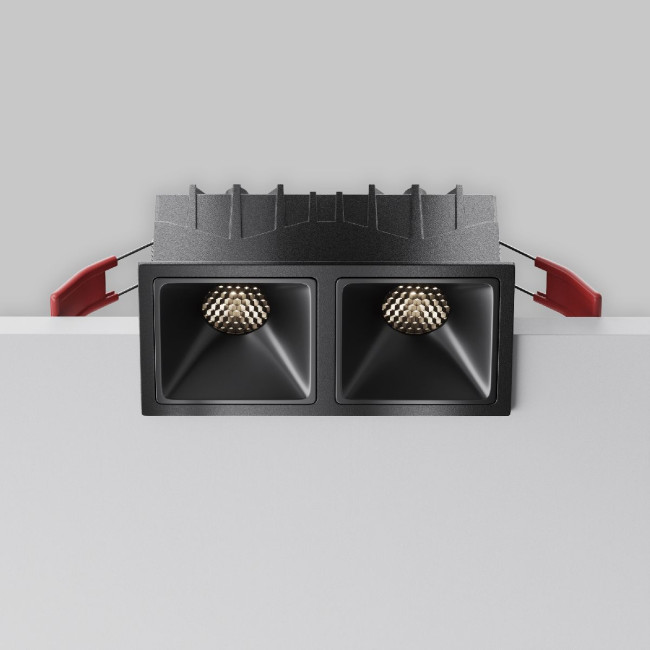 Встраиваемый светильник Maytoni Alfa LED DL043-02-10W4K-SQ-B-1