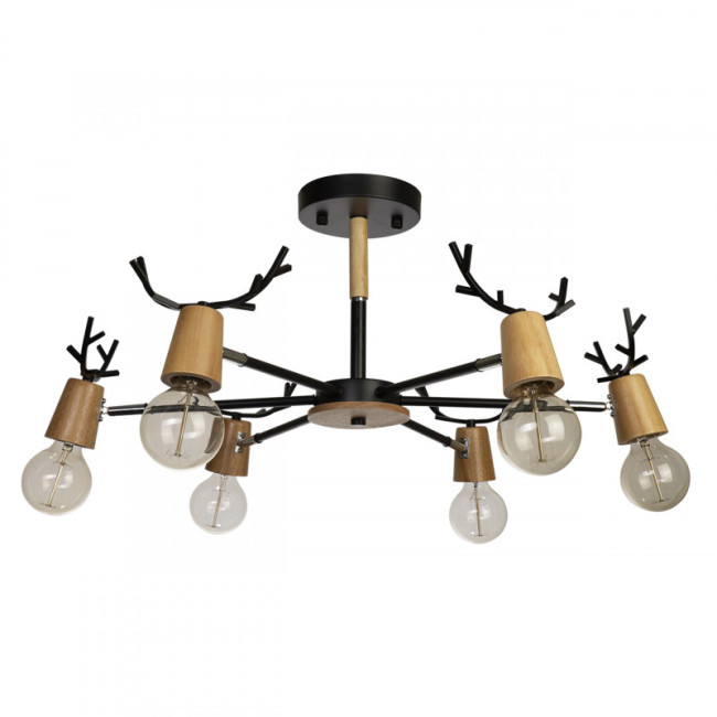 Люстра на штанге Loft IT Sven 10024/6 Black Люстра на штанге Loft IT Sven 10024/6 Black