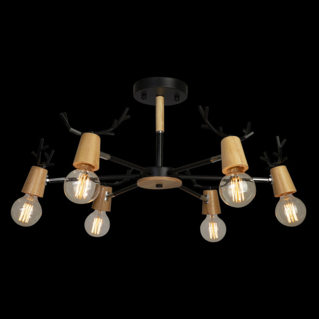 Люстра на штанге Loft IT Sven 10024/6 Black Люстра на штанге Loft IT Sven 10024/6 Black