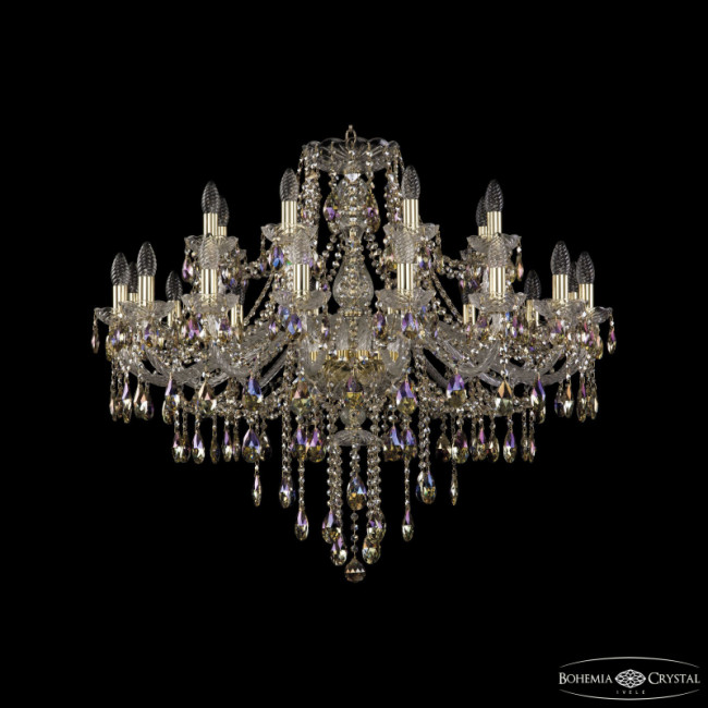 Подвесная люстра Bohemia Ivele Crystal 1415/16+8/360 G R801 Подвесная люстра Bohemia Ivele Crystal 1415/16+8/360 G R801