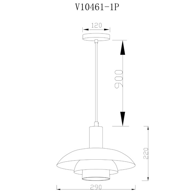 Подвесной светильник Moderli Pescara V10461-1P Подвесной светильник Moderli Pescara V10461-1P
