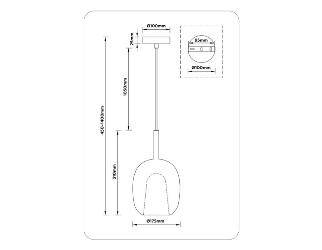 Подвесной светильник Ambrella Light High Light Modern LH11121 Подвесной светильник Ambrella Light High Light Modern LH11121