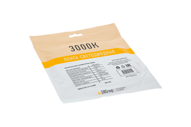 Светодиодная лента SWG SWG2120-12-12-WW-M 009237 Светодиодная лента SWG SWG2120-12-12-WW-M 009237
