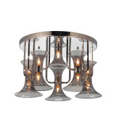 Потолочная люстра Lumina Deco Warni LDC 6819-5 GY Потолочная люстра Lumina Deco Warni LDC 6819-5 GY
