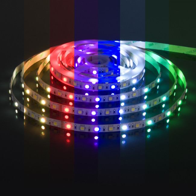 Светодиодная лента Elektrostandard 24V 14,4W 60Led 5050+5050 IP20 MIX RGB/холодный белый, 5м 4690389172274 Светодиодная лента Elektrostandard 24V 14,4W 60Led 5050+5050 IP20 MIX RGB/холодный белый, 5м 4690389172274