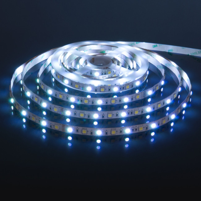 Светодиодная лента Elektrostandard 24V 14,4W 60Led 5050+5050 IP20 MIX RGB/холодный белый, 5м 4690389172274 Светодиодная лента Elektrostandard 24V 14,4W 60Led 5050+5050 IP20 MIX RGB/холодный белый, 5м 4690389172274
