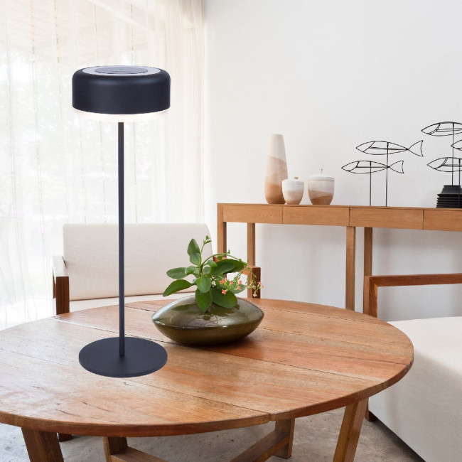 Настольная лампа с аккумулятором Uniel ULM-D950 3W/3000-6500K/DIM IP54 BLACK UL-00011377 Настольная лампа с аккумулятором Uniel ULM-D950 3W/3000-6500K/DIM IP54 BLACK UL-00011377