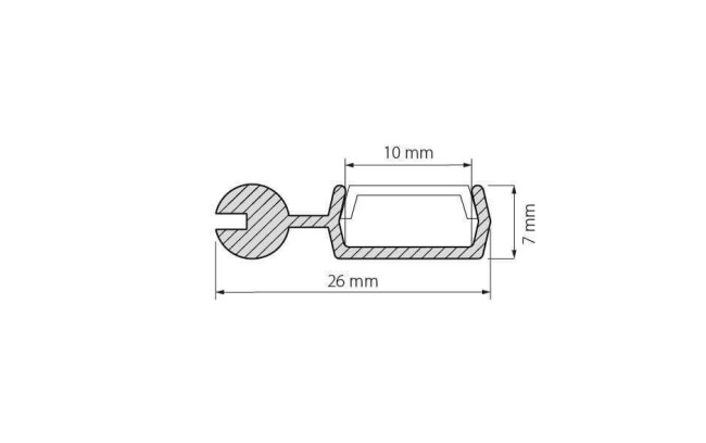 Профиль Arlight POLI-2000 ANOD 021738 Профиль Arlight POLI-2000 ANOD 021738
