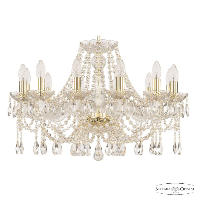 Подвесная люстра Bohemia Ivele Crystal 107/12/240 G Подвесная люстра Bohemia Ivele Crystal 107/12/240 G