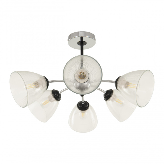 Люстра на штанге Arte Milano Napoli 329007/3+3 CR.BK