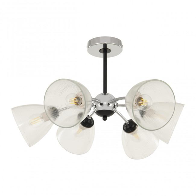 Люстра на штанге Arte Milano Napoli 329007/3+3 CR.BK