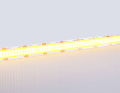 Светодиодная лента Ambrella Light Illumination COB 616Led/19W m/ 24V IP20 3000K/ 5m*12mm*2mm (2 конт.) GS4801