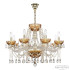 Подвесная люстра Bohemia Ivele Crystal 5413/8/240 G Amber/M-1G Подвесная люстра Bohemia Ivele Crystal 5413/8/240 G Amber/M-1G