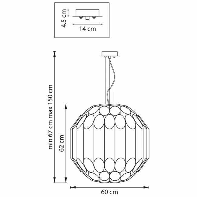 Подвесная люстра Lightstar Siena 720802 Подвесная люстра Lightstar Siena 720802