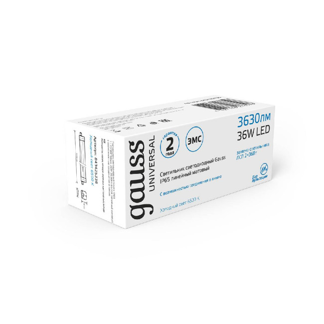 Накладной светодиодный светильник Gauss 843425336 Накладной светодиодный светильник Gauss 843425336