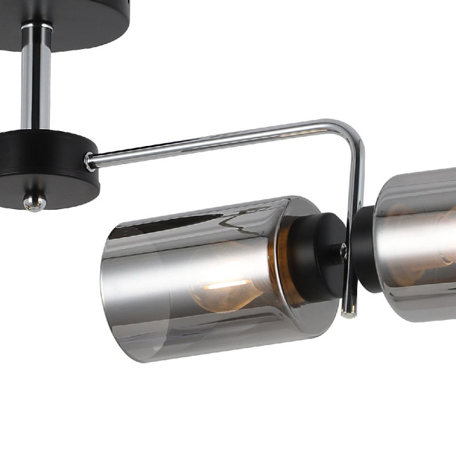 Люстра на штанге Illumico IL8249-4COU-79 BK CR Люстра на штанге Illumico IL8249-4COU-79 BK CR