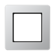 Рамка одноместная Jung AF581BFAL Рамка одноместная Jung AF581BFAL