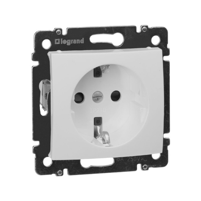 Розетка с/з со шторками Legrand Valena Classic 694269 Розетка с/з со шторками Legrand Valena Classic 694269