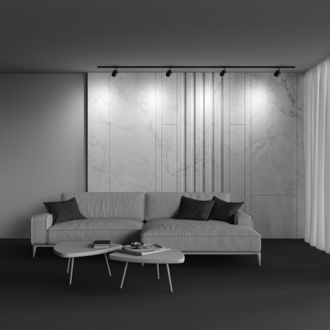 Трековый однофазный светильник Maytoni Polar TR088-1-GX53-B Трековый однофазный светильник Maytoni Polar TR088-1-GX53-B