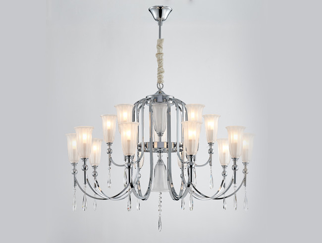 Подвесная люстра Newport 4800 4810+6/C chrome М0067684 Подвесная люстра Newport 4800 4810+6/C chrome М0067684