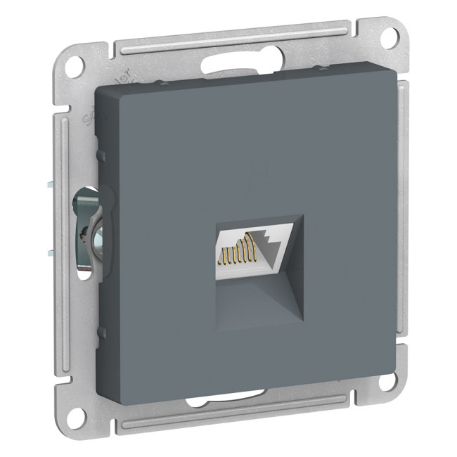 Розетка компьютерная RJ45 кат. 6A Systeme Electric AtlasDesign Грифель ATN000786 Розетка компьютерная RJ45 кат. 6A Systeme Electric AtlasDesign Грифель ATN000786