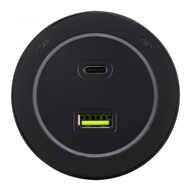 Трековая розетка Arte Milano Am-track-sockets-39 399731TS/USB-Type-C Black