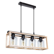 Подвесной светильник Arte Lamp Dublin A7025SP-4BK Подвесной светильник Arte Lamp Dublin A7025SP-4BK