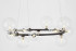 Подвесная люстра Lumina Deco LDP 7033-15 BK+CL Подвесная люстра Lumina Deco LDP 7033-15 BK+CL