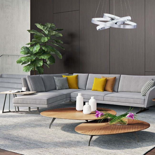 Подвесная люстра Eurosvet Posh 90176/3 хром a045418