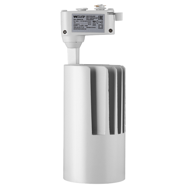 Трековый однофазный светильник Wolta WTL-50W/01W Трековый однофазный светильник Wolta WTL-50W/01W