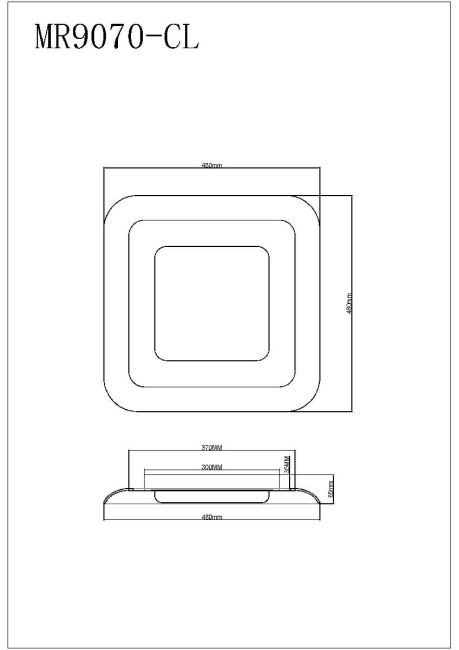 Потолочный светильник Myfar Sao MR9070-CL Потолочный светильник Myfar Sao MR9070-CL