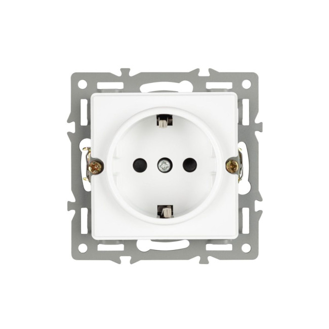 Механизм электрической розетки Arlight SCT-GP-MEU-PL-WH (250V, 16A) 043739 Механизм электрической розетки Arlight SCT-GP-MEU-PL-WH (250V, 16A) 043739