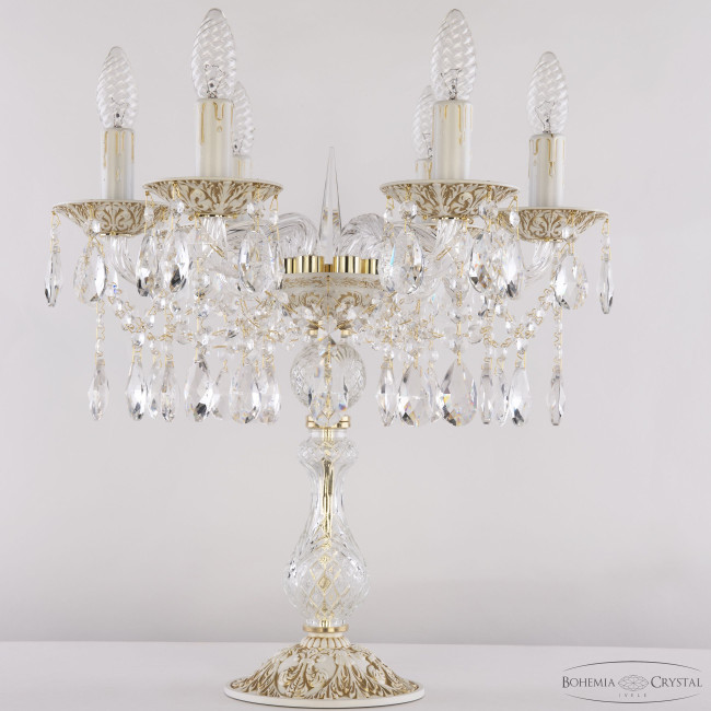 Настольная лампа Bohemia Ivele Crystal AL16313L8/6/141-44 WMG Настольная лампа Bohemia Ivele Crystal AL16313L8/6/141-44 WMG