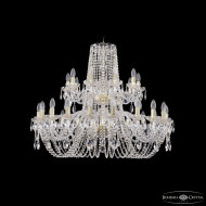 Подвесная люстра Bohemia Ivele Crystal 1402/20+10/360/2d G