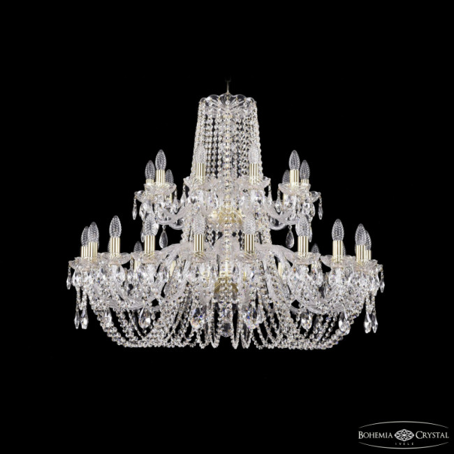 Подвесная люстра Bohemia Ivele Crystal 1402/20+10/360/2d G