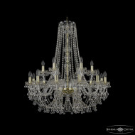 Подвесная люстра Bohemia Ivele Crystal 1409/12+6/300/h-95 G