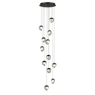 Каскадная люстра Delight Collection MD24001033-12A black/clear Каскадная люстра Delight Collection MD24001033-12A black/clear