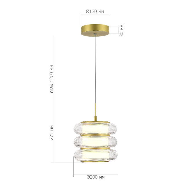 Подвесной светильник ST Luce Frittela SL6239.203.03 Подвесной светильник ST Luce Frittela SL6239.203.03