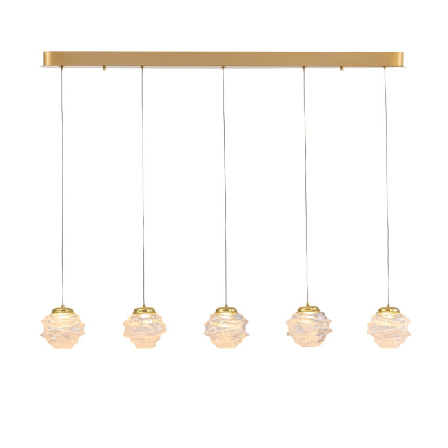 Подвесной светильник Delight Collection MD25030003-5B gold/clear Подвесной светильник Delight Collection MD25030003-5B gold/clear