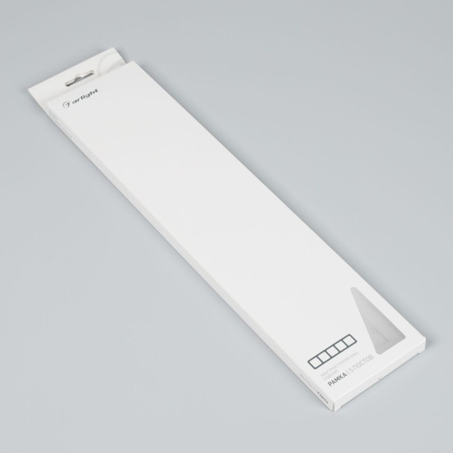 Рамка на 5 постов стеклянная Arlight FRM-OMALI-GS-5-GD 049707 Рамка на 5 постов стеклянная Arlight FRM-OMALI-GS-5-GD 049707