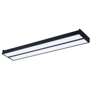 Светодиодная панель Uniel ULO-K15A 2x16W/4000K/L100 IP44 BLACK UL-00012588