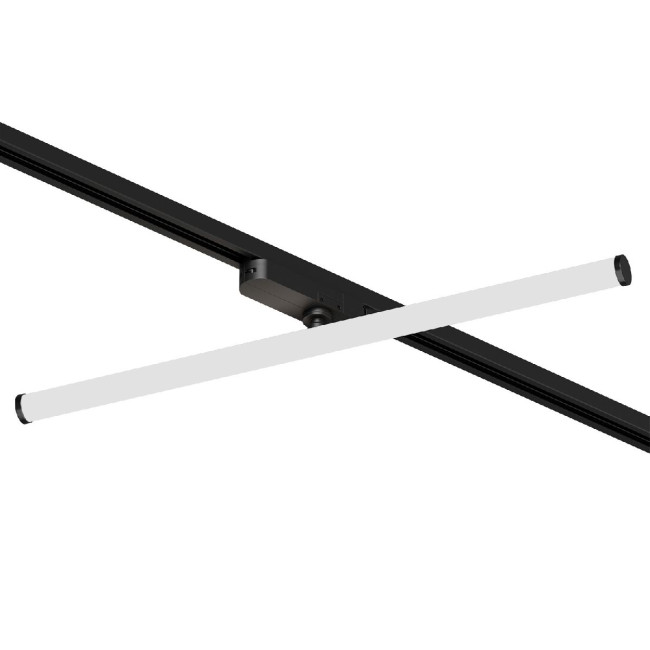 Трековый однофазный светильник Denkirs Strom DK6648-BK