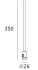 Потолочный крепеж Italline Fantom IT010-4016 black Потолочный крепеж Italline Fantom IT010-4016 black