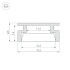 Алюминиевый профиль Arlight HR-3000 ANOD 044794 Алюминиевый профиль Arlight HR-3000 ANOD 044794