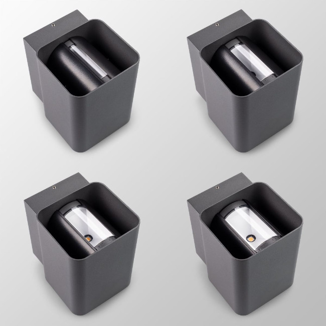 Уличный настенный светильник Arlight LGD-WALL-VARIO-S104x129-2x6W Day4000 (BK, 1-80 deg) 046428 Уличный настенный светильник Arlight LGD-WALL-VARIO-S104x129-2x6W Day4000 (BK, 1-80 deg) 046428