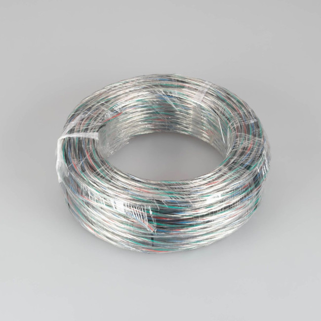 Провод питания Arlight ARL-20AWG-CLEAR-4Wire-CU-Double (4x0.75mm) 040594